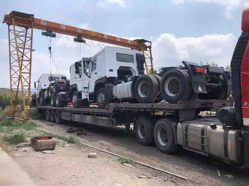 当前速递！10 Sets 371hp tractor heads shipping to Nigeria